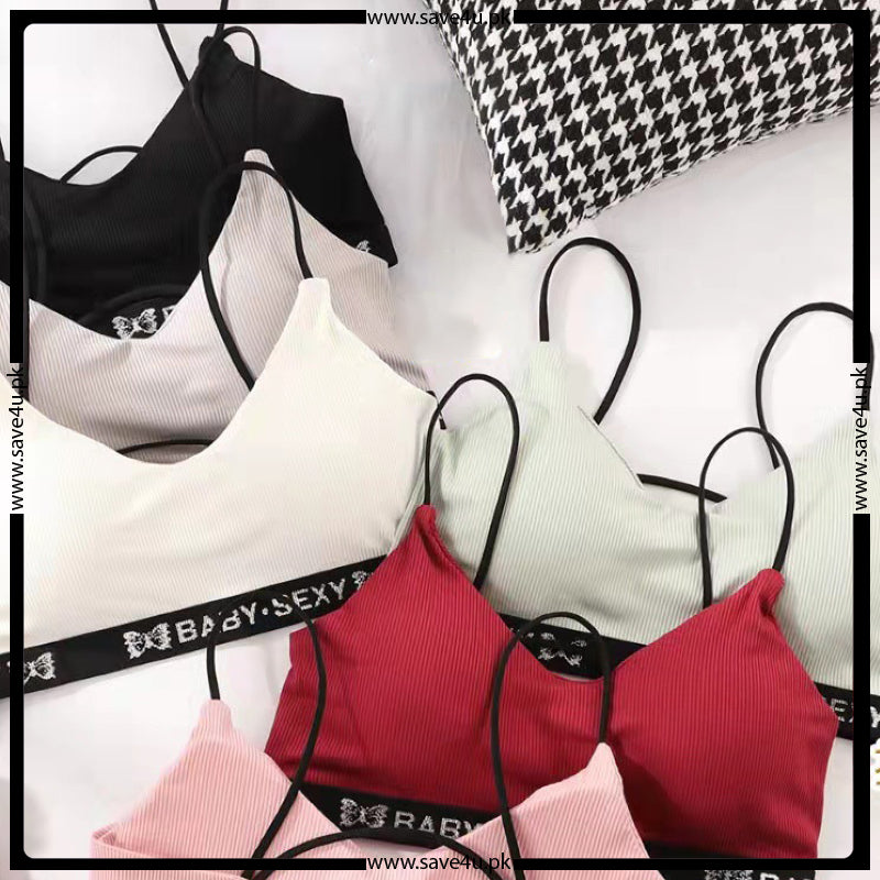 Thin Padded Removable Pads Non Wired Sports bra Secondary image