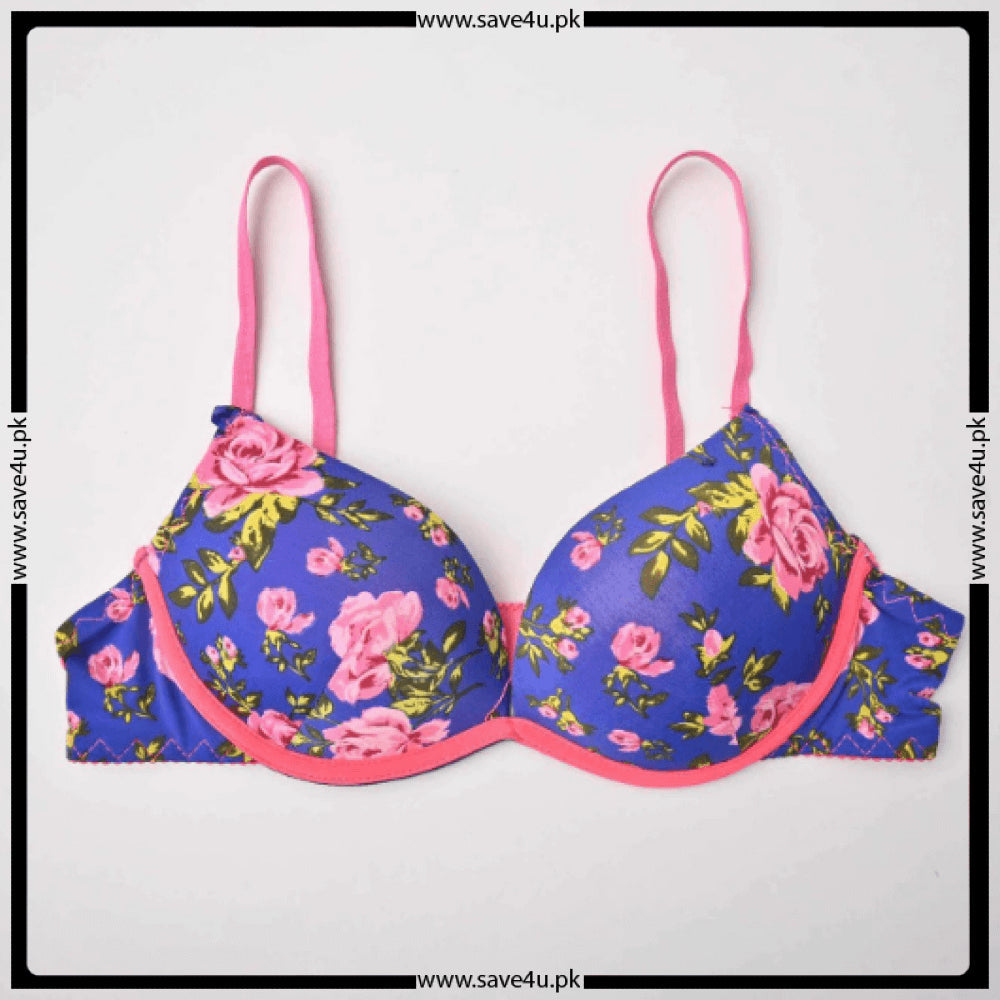Double Padded Printed Soft Cups Seamless Bra Main image