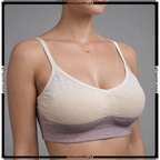 Strips Design Padded Adjustable Pullover Bra