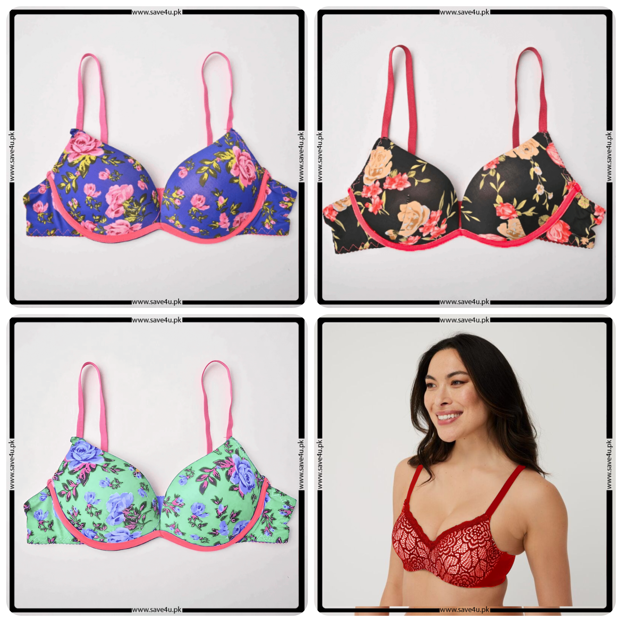 Pack of 2 Padded Wireless Bra Main image