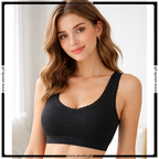 Jersy Cotton Thin Padded Wide Strap Bra