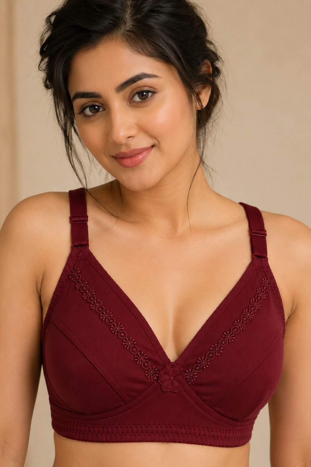 Silver Serenity Full Coverage Comfort Bra Secondary image