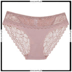 Pack of 2 Lace Trim Breathable Brief Panties