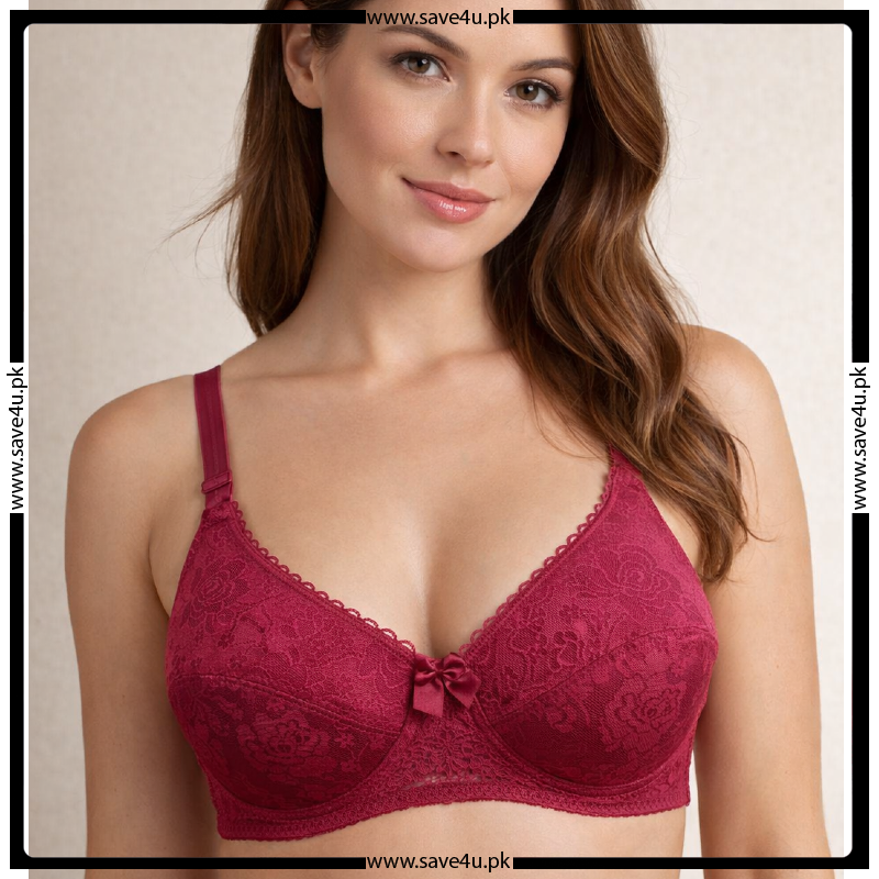 Soft Padding Wireless Nylon Bra Main image