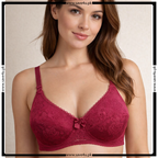 Soft Padding Wireless Nylon Bra
