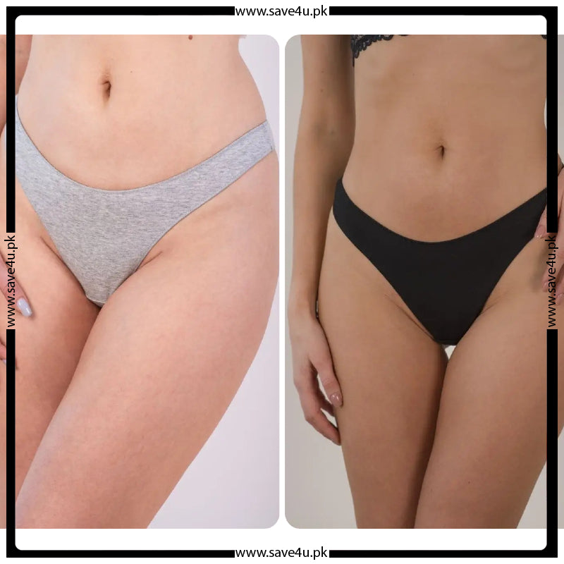 Pack of 2 Thong Soft Cotton Panties Main image
