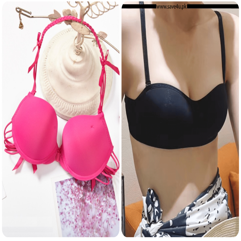 Pack of 2 Thin Padded Wired Bra Secondary image
