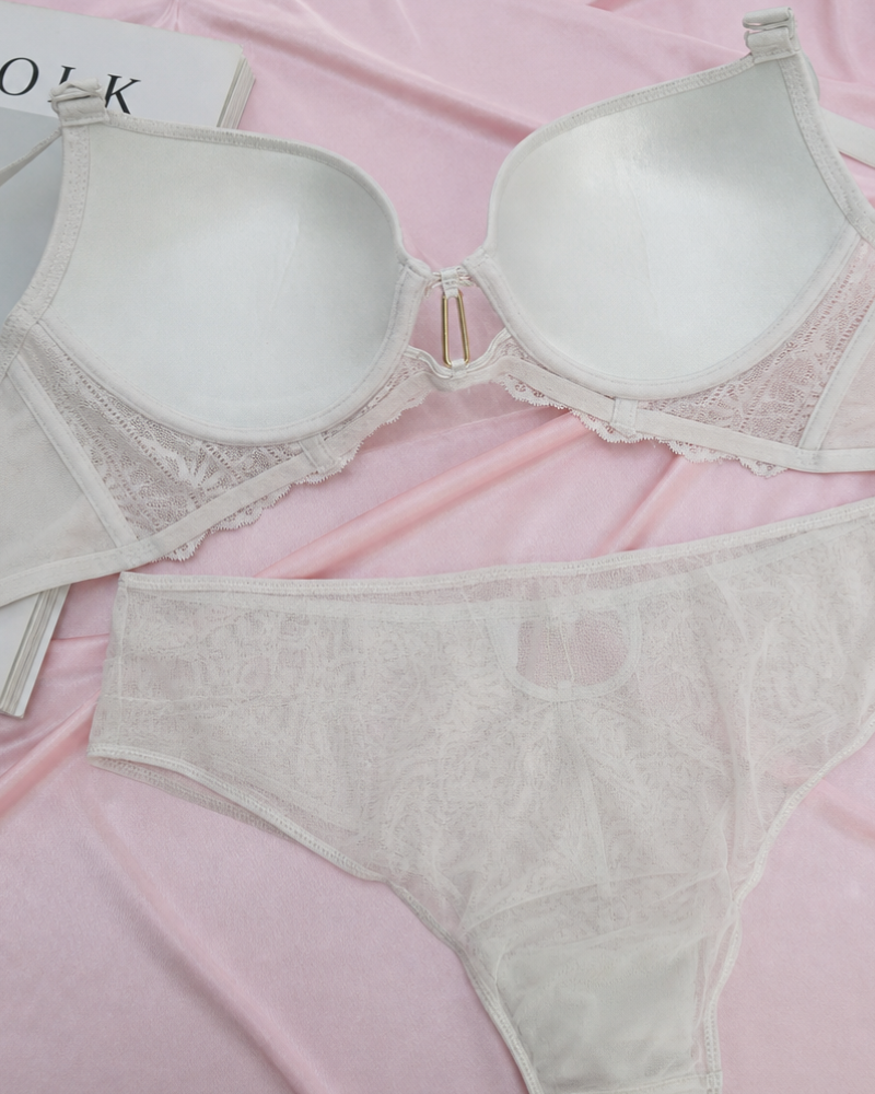 Midnight Luxe Lace Bra Set
