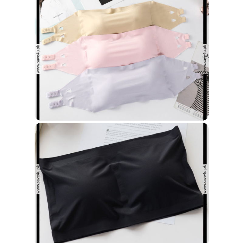 Pack of 2 Strapless Padded Wireless Bra Main image