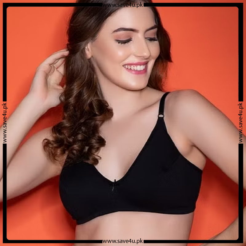 Lace Trim Non Padded Cotton Bra (Softy Bra) Main image