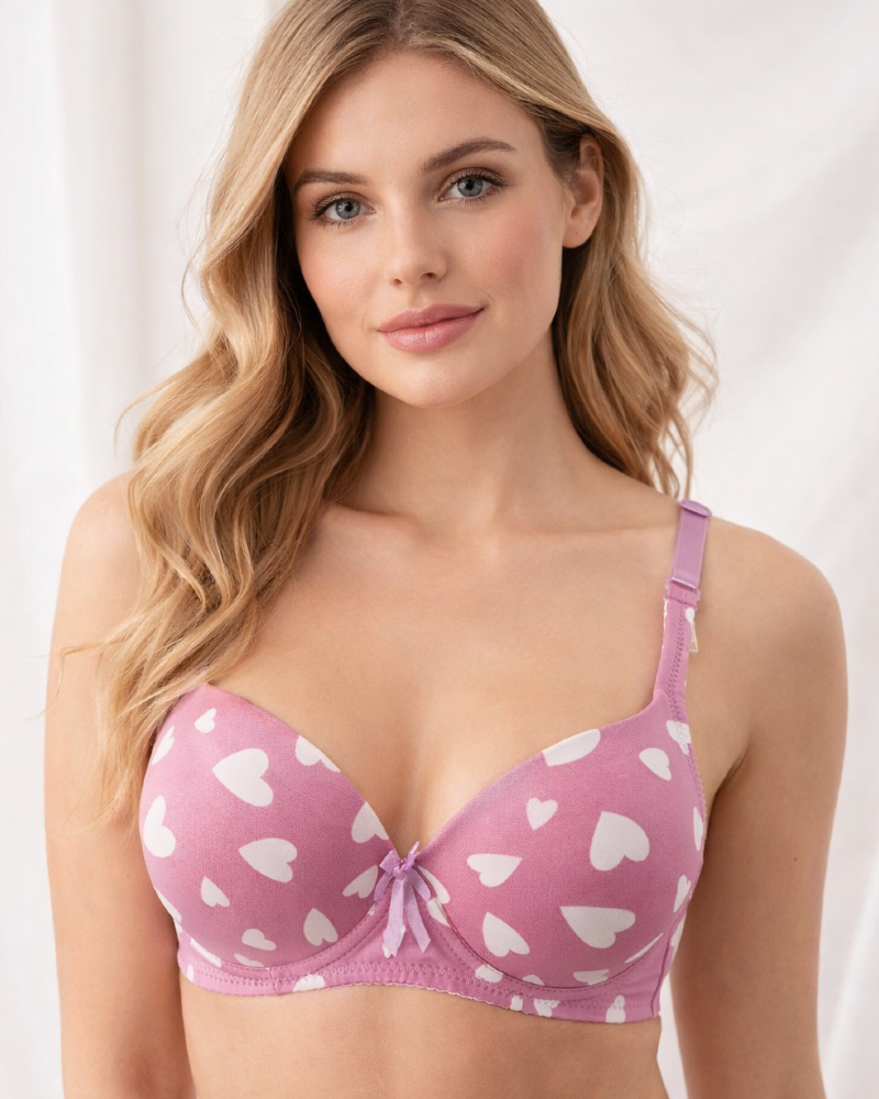 Soft Comfortable Push-Up T-Shirt Bra