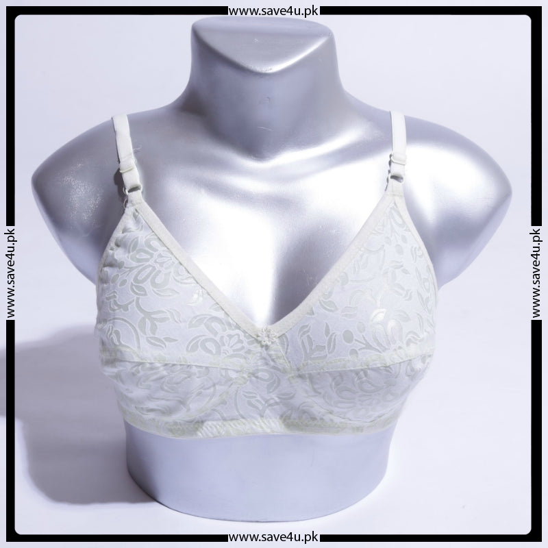 Cotton Unlined Non Padded Wirefree Bra Secondary image