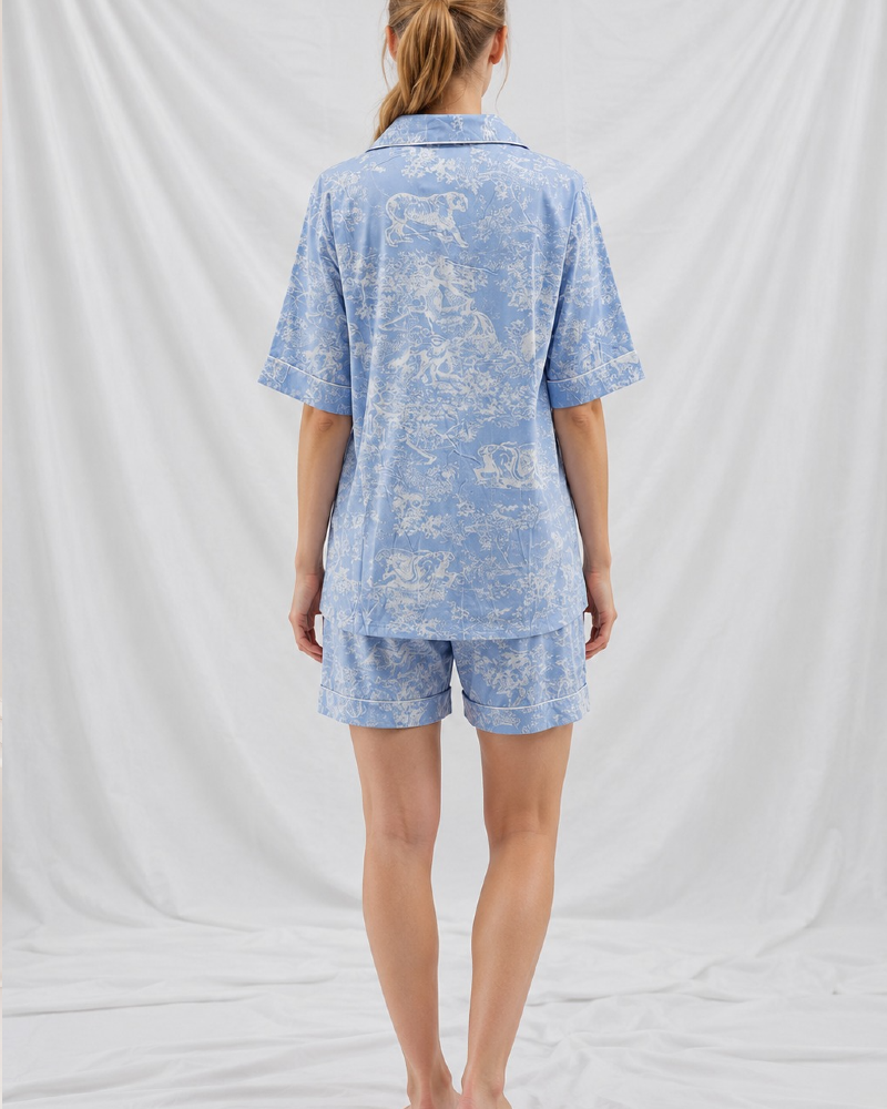 Printed T-Shirt & Pajama Set
