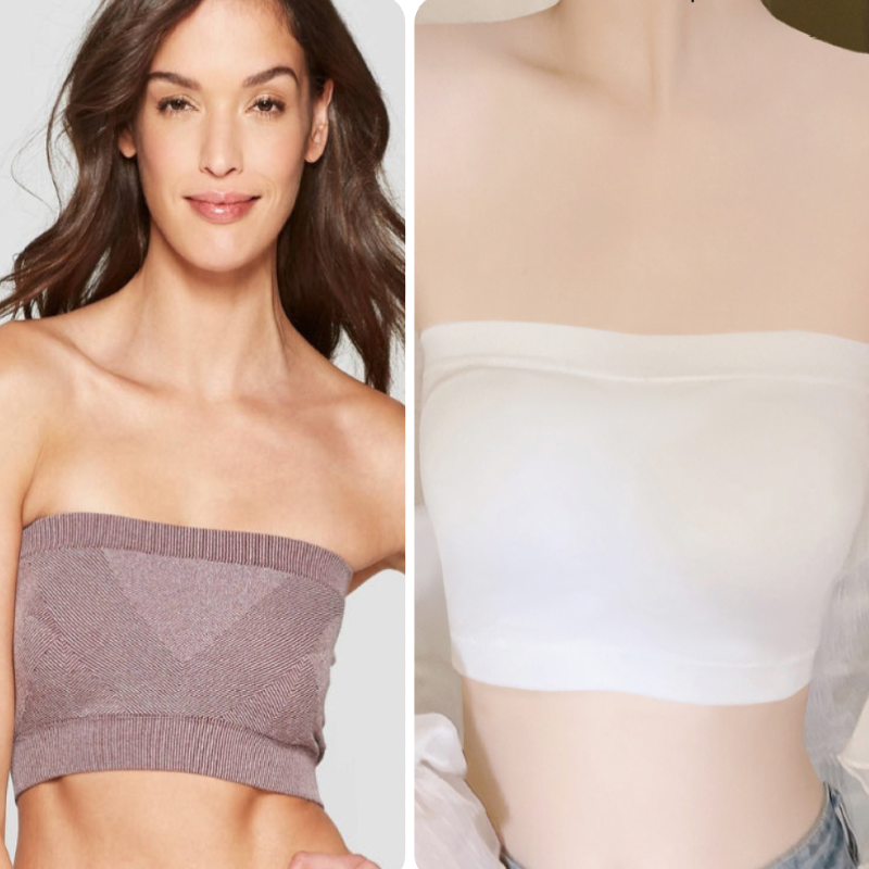 Pack of 2 Strapless Padded Wireless Bra Secondary image