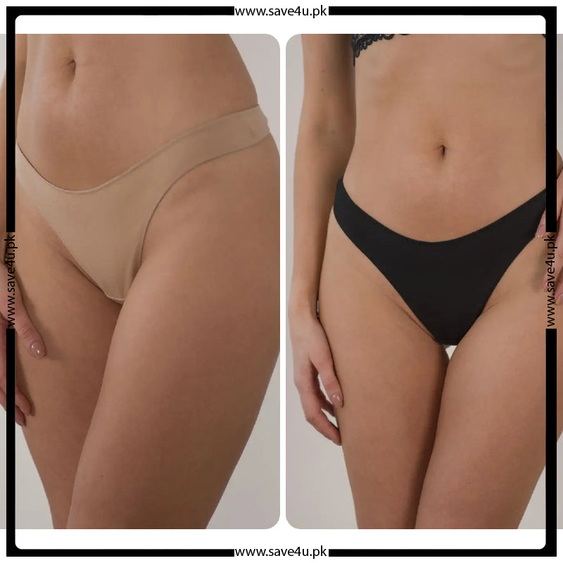 Pack of 2 Thong Soft Cotton Panties Secondary image