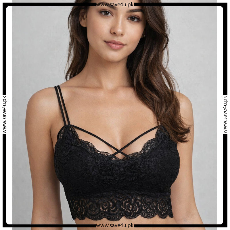 Floral Lace Non Wired BD Bra Main image