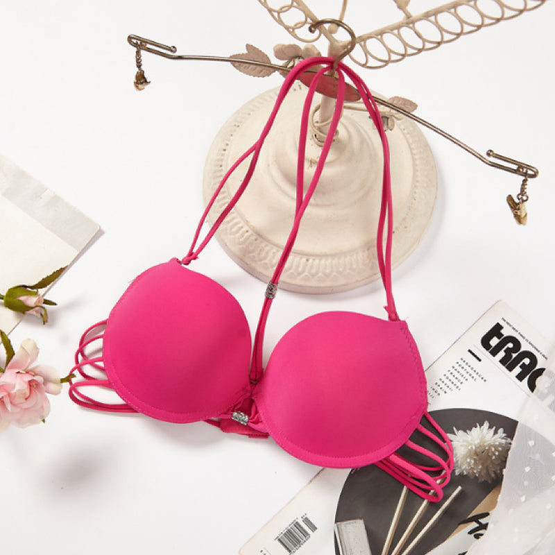 Halter Neck Padded Push Up Bra Main image
