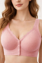 CloudSoft Front Button Seamless Comfort Bra