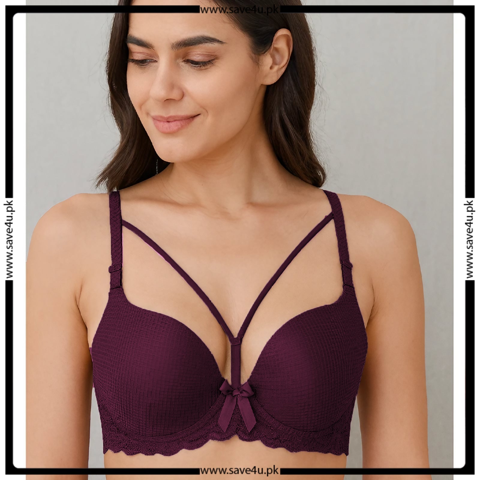 Soft Charm Strappy Push-Up Bra Main image
