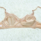 Lace Trim Non Padded Jersey Bra
